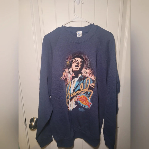 Vintage buddy Holly commerative sweater given out in England never worn - Picture 1 of 6